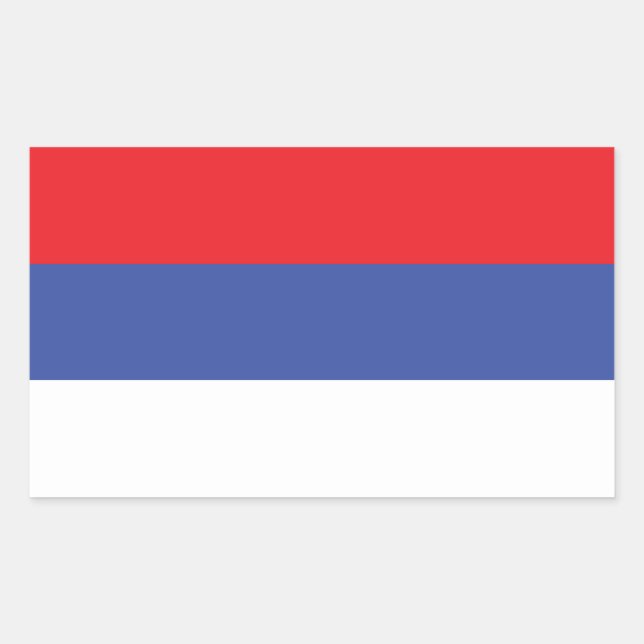 Republika Srpska Flag Rectangular Sticker (Front)