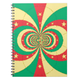 République du Cameroun five-pointed star Notebook