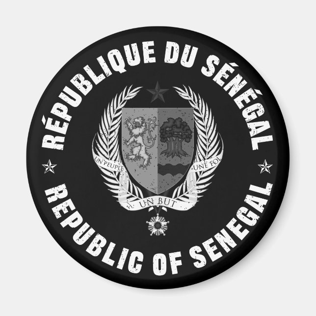 Republique Du Senegal Magnet (Front)