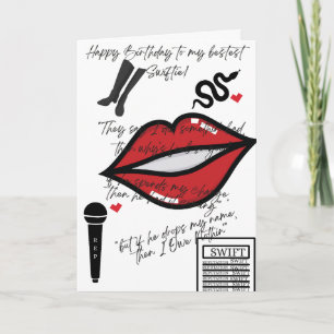 Reputation Birthday Card
