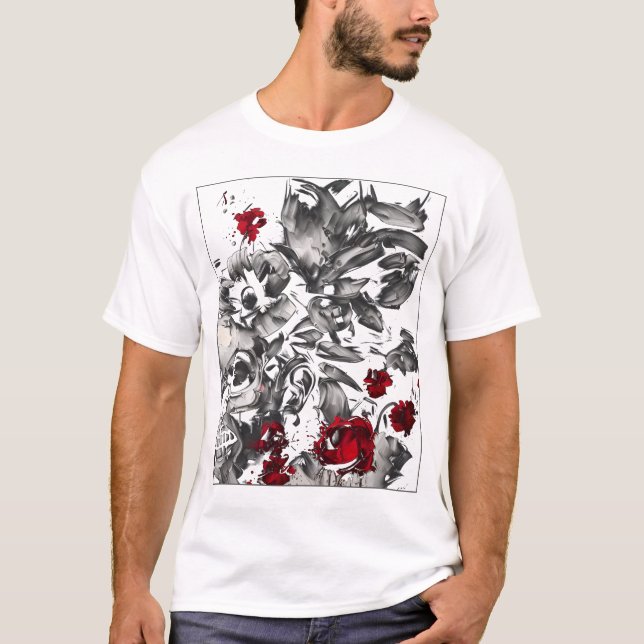 "Requiem in Crimson" T-Shirt (Front)