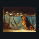 Requiescat by Briton Rivière (1888) Postcard<br><div class="desc">Requiescat by Briton Rivière (1888)</div>