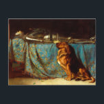 Requiescat by Briton Rivière (1888) Postcard<br><div class="desc">Requiescat by Briton Rivière (1888)</div>