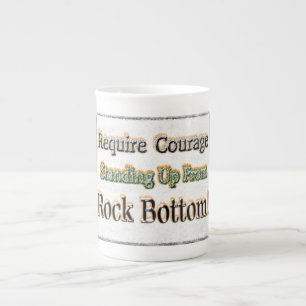 "Require Courage" Cute Design. Buy Now Bone China Mug