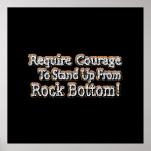 "Require Courage" Cute Design. Buy Now Poster