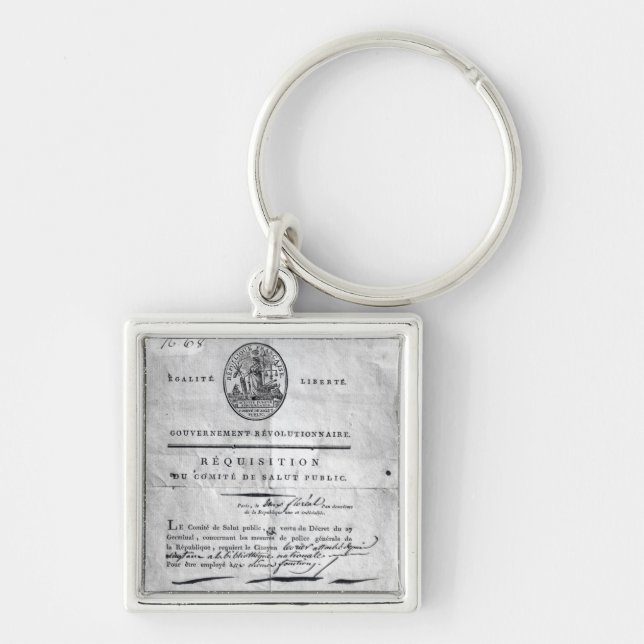 Requisition of the Committee of Public Key Ring (Front)