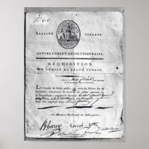 Requisition of the Committee of Public Poster