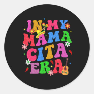 Rero Groovy Cinco De Mayo In My Mamacita Era Fiest Classic Round Sticker