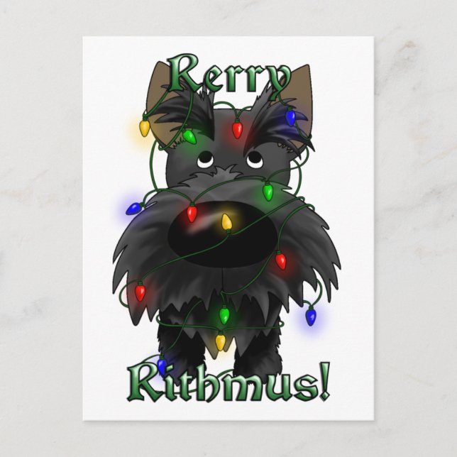 Rerry Rithmus - Scottish Terrier Postcard (Front)