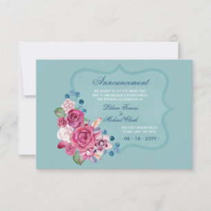 Rescheduled Announcement Card