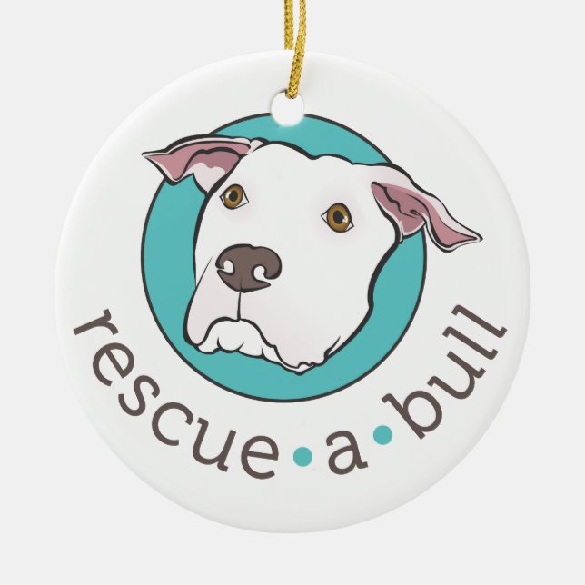 Rescue-a-bull ornament (Front)