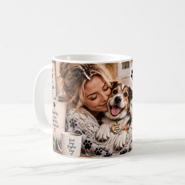 Rescue Adopt Love Repeat Mug (Front Left)