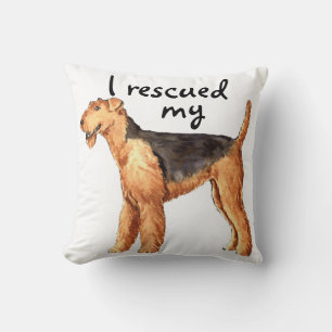 Rescue Airedale Cushion