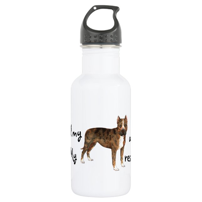 Rescue Am Staff 532 Ml Water Bottle (Front)
