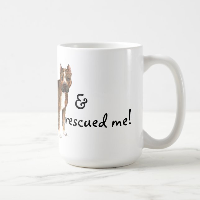 Rescue Am Staff Coffee Mug (Right)