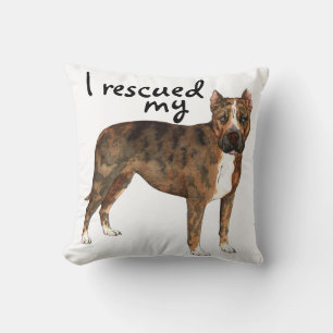Rescue Am Staff Cushion