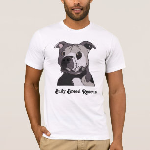 Rescue American Bulldog Pit Bull Terrier Portrait T-Shirt