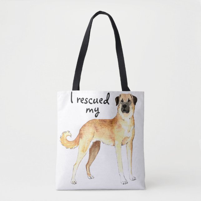 Rescue Anatolian Shepherd Dog Tote Bag (Front)