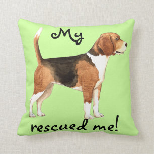 Rescue Beagle Cushion