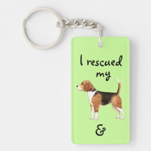 Rescue Beagle Key Ring