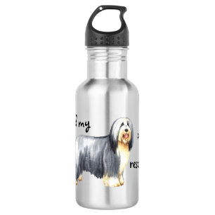 Rescue Bearded Collie 532 Ml Water Bottle