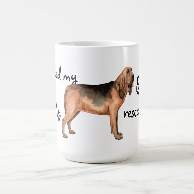 Rescue Bloodhound Coffee Mug (Center)