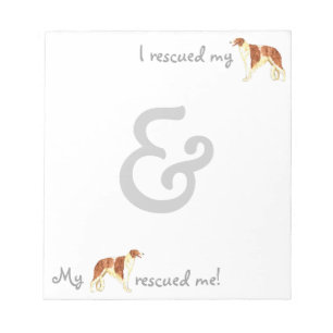 Rescue Borzoi Notepad