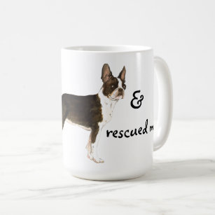 Rescue Boston Terrier Coffee Mug