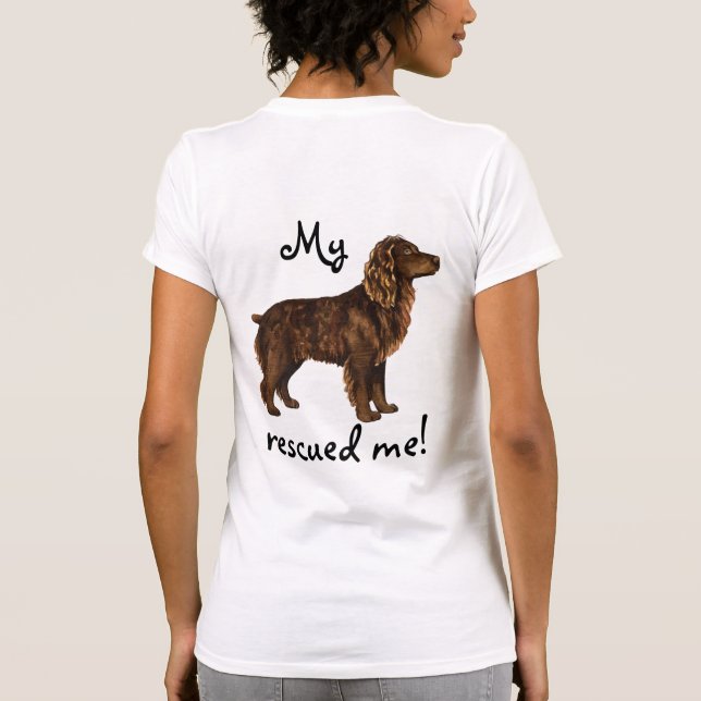 Rescue Boykin Spaniel T-Shirt (Back)