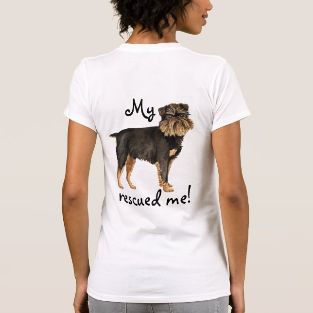 Rescue Brussels Griffon T-Shirt (Back)