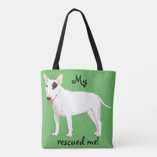 Rescue Bull Terrier Tote Bag