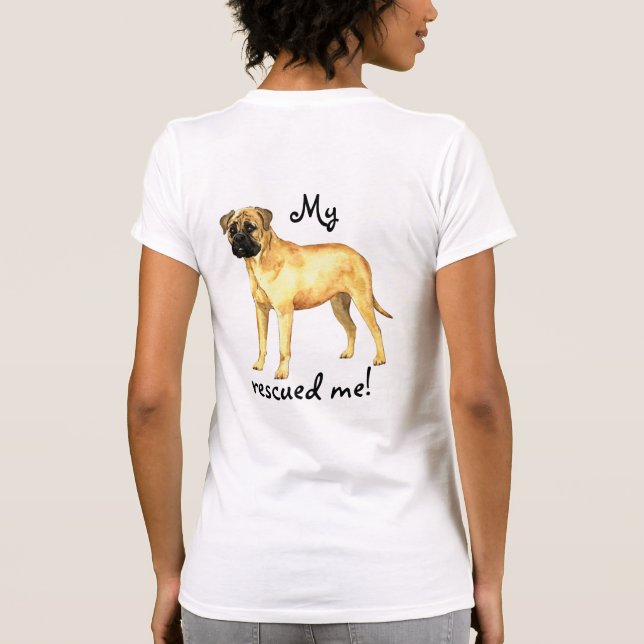 Rescue Bullmastiff T-Shirt (Back)