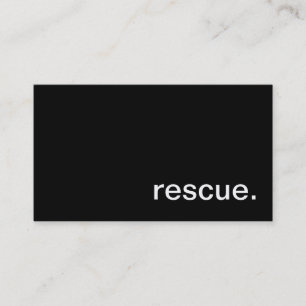 Rescue Business Card