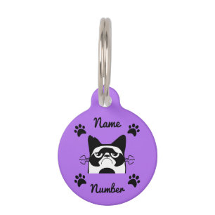 Rescue Cat Pets Lovers Gifts Pet Tag