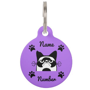 Rescue Cat Pets Lovers Gifts Pet Tag