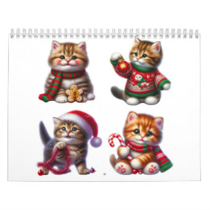 Rescue Cats Celebrate Christmas All Year 2026 Calendar