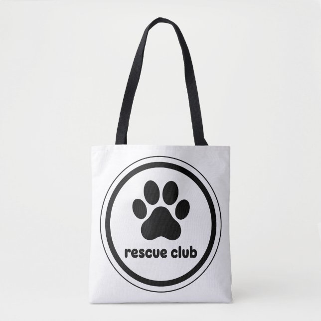 Rescue Club – United by Paws Tote Bag (Front)