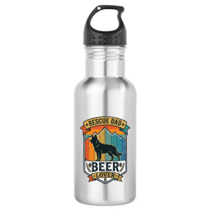 Rescue Dad Beer Lover Dog Vintage Sunset_1 532 Ml Water Bottle