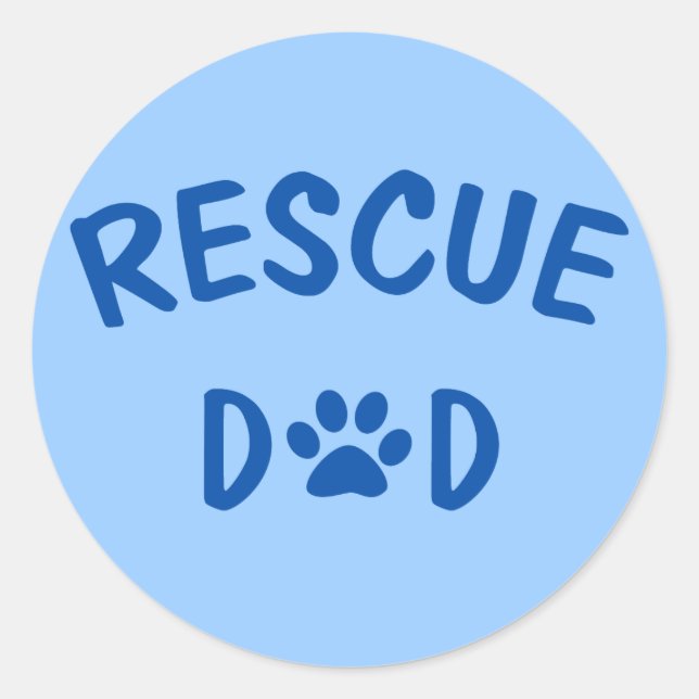 Rescue Dad Sticker (Front)