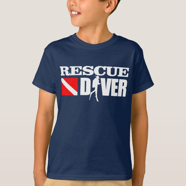 Rescue Diver 2 Apparel T-Shirt (Front)