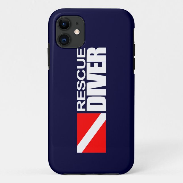Rescue Diver 4 Case-Mate iPhone Case (Back)