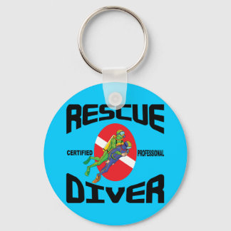 Rescue Diver Key Ring