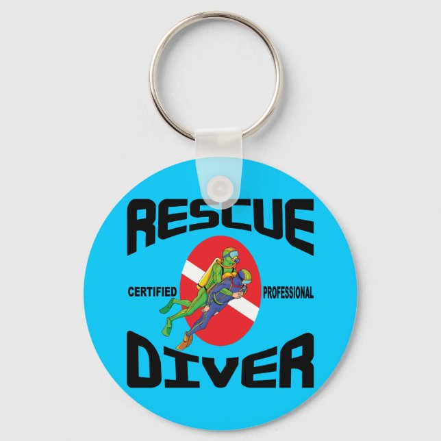 Rescue Diver Key Ring (Front)