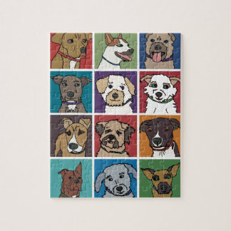 Rescue Dog Cartoon Jigsaw Puzzle