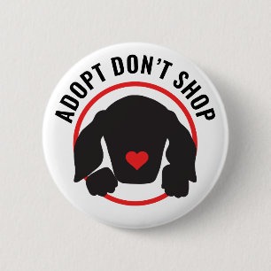 Rescue Dog Love Button