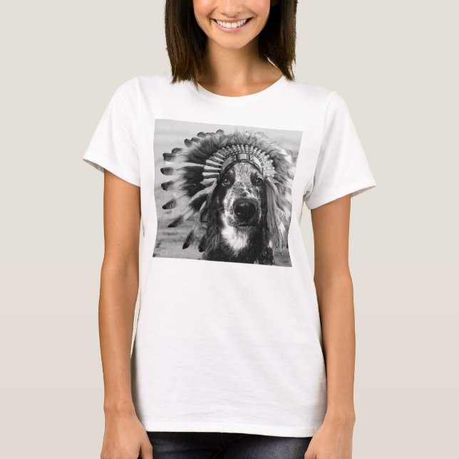 Rescue Dog Portrait T-Shirt (Front)