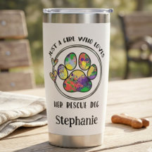 Rescue Dog Rainbow Artistic Gotcha Day