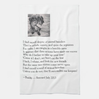 Rescue Dog Tea Towel
