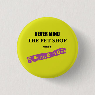 Rescue Dogs, Punk Parody 3 Cm Round Badge