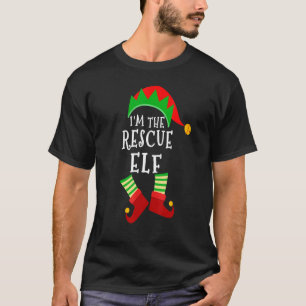 Rescue Elf Matching Family Group Christmas Elf Par T-Shirt